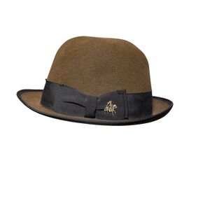 Vintage Adam Brown 40’s Hat with Black Trim